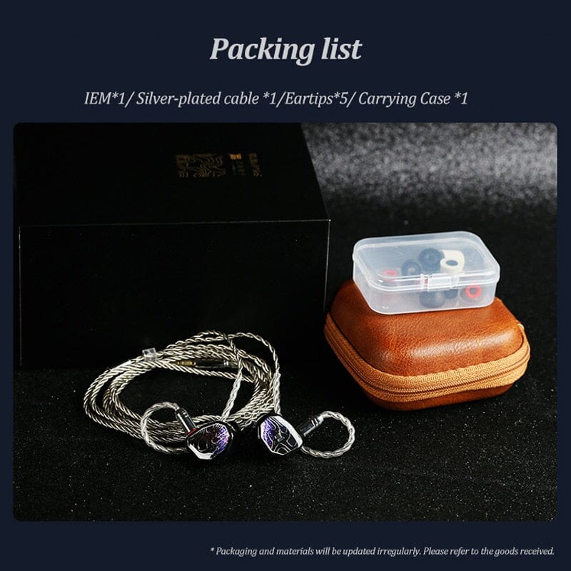 JUZEAR TBS-01 1Planar + 4BA In-Ear Monitors HiFiGo