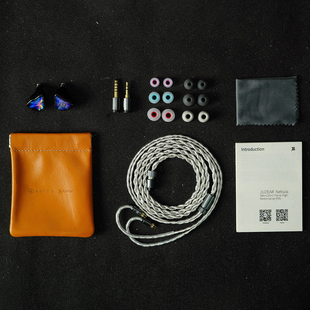 JUZEAR x KOTO Nebula 1DD + 3BA + 1Planar Tribrid Drivers In-Ear Monitors