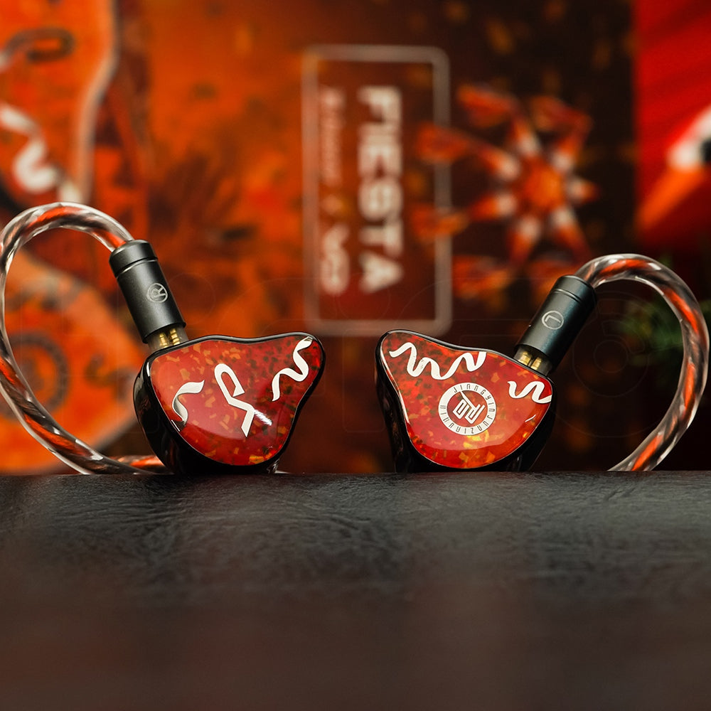 JUZEAR x Vivir Digital FIESTA 1DD + 3BA Hybrid IEMs