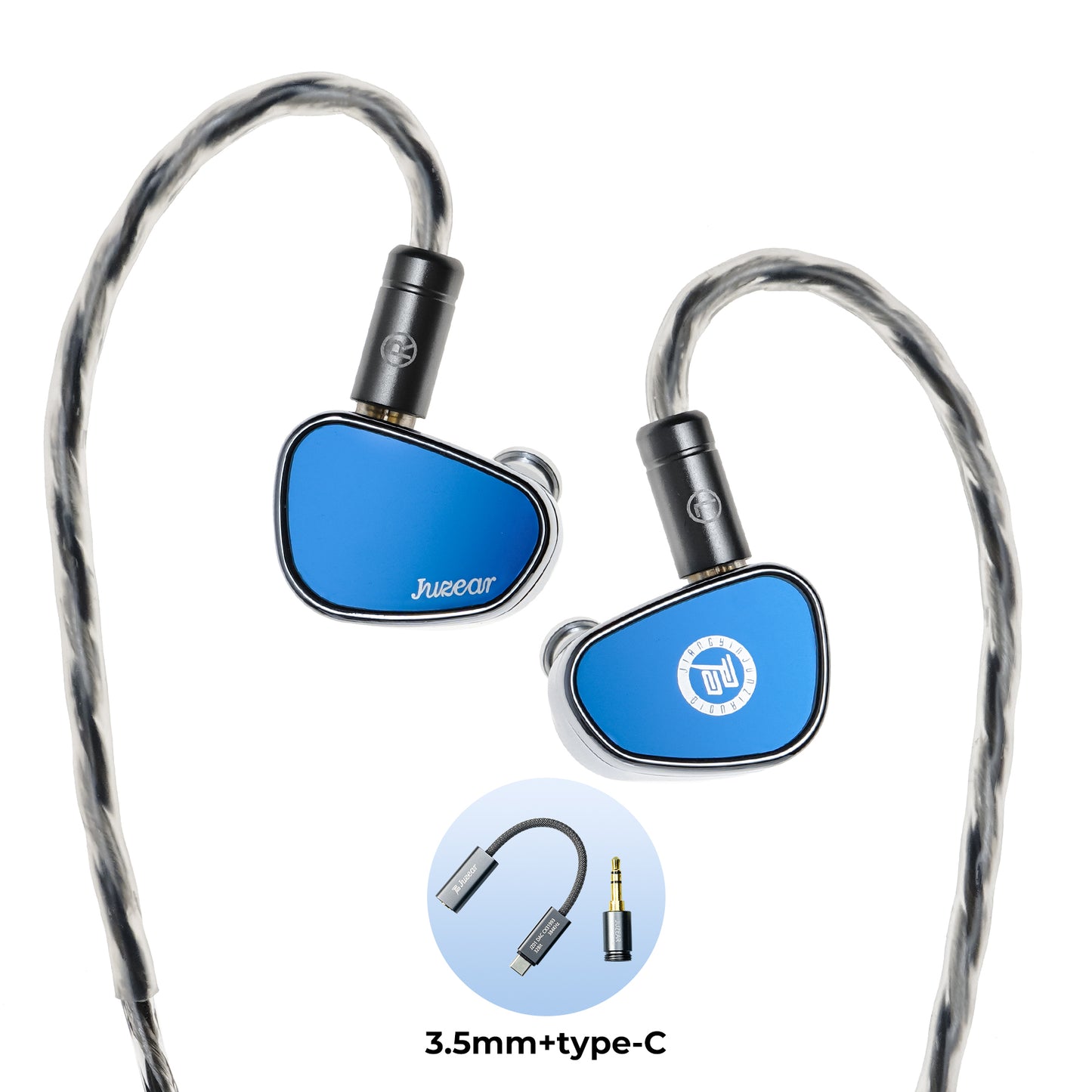 JUZEAR POISE Series Nimbus Warm-Balanced Single Dynamic Driver In-Ear Monitors